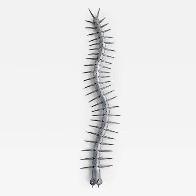 Philippe Claisse Philippe Claisse Abstract Steel Wall Sculpture Milles Pattes France