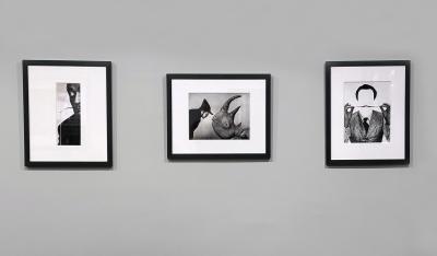 Philippe Halsman Framed Editioned Dali Photograph by Philippe Halsman