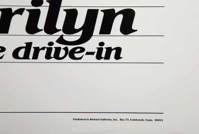 Philippe Halsman Marilyn Monroe at the Drive In
