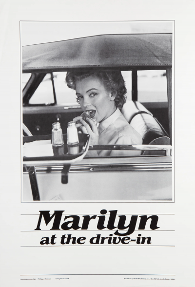 Philippe Halsman Marilyn Monroe at the Drive In