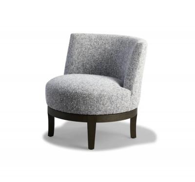 Philippe Hurel Cardinal Swivel Slipper Chair by Philippe Hurel
