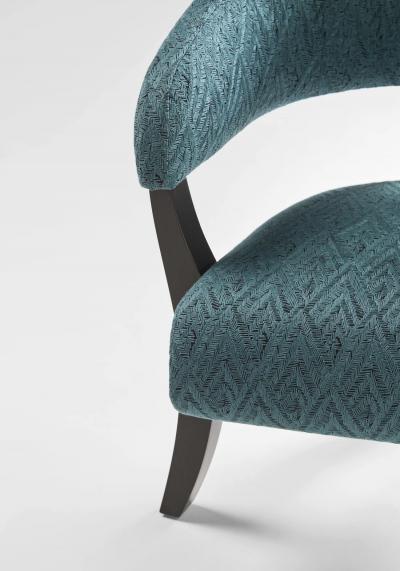Philippe Hurel Kamila Club Chair by Philippe Hurel