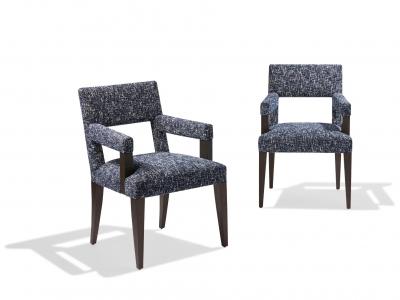 Philippe Hurel Maiko Arm Dining Chair by Philippe Hurel