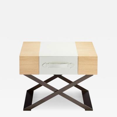 Philippe Hurel Mana Bedside Table Nightstand by Philippe Hurel