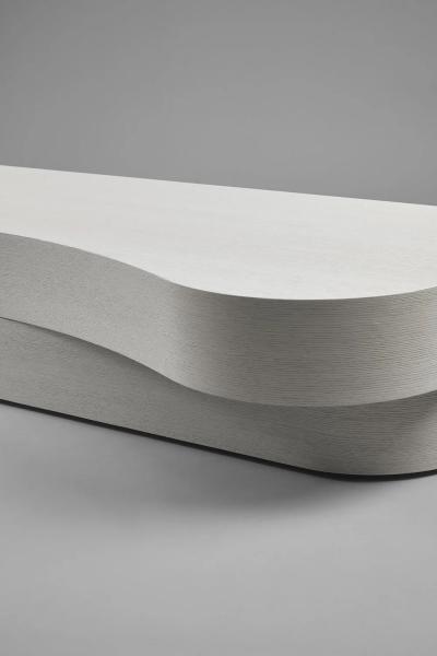 Philippe Hurel Onde Cocktail Table by Philippe Hurel