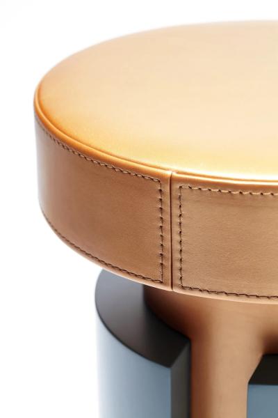 Philippe Hurel Tobias Occasional Table Stool by Philippe Hurel