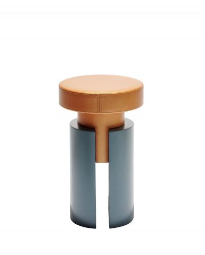Philippe Hurel Tobias Occasional Table Stool by Philippe Hurel