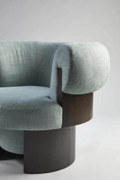 Philippe Hurel Volta Swivel Club Chair by Philippe Hurel