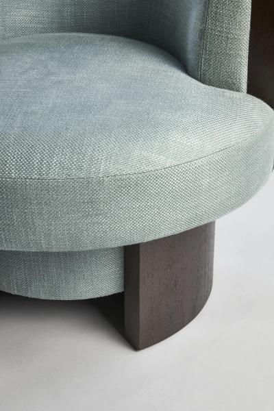 Philippe Hurel Volta Swivel Club Chair by Philippe Hurel