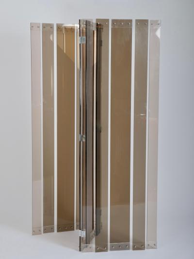 Philippe Jean Acrylic Glass screen by Philippe Jean France c1970