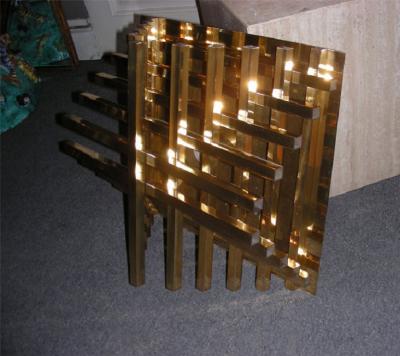 Philippe Jean Two large 1970s sconces by Philippe Jean