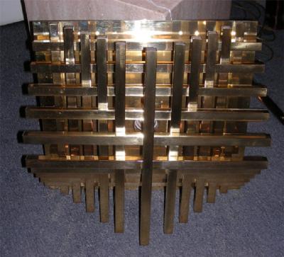 Philippe Jean Two large 1970s sconces by Philippe Jean