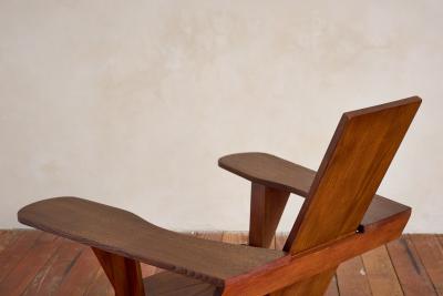Philippe Parent Pair of Constructivist Armchairs by Philippe Parent