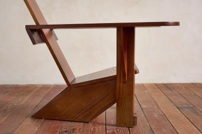 Philippe Parent Pair of Constructivist Armchairs by Philippe Parent