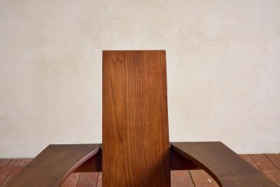 Philippe Parent Pair of Constructivist Armchairs by Philippe Parent