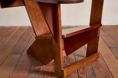 Philippe Parent Pair of Constructivist Armchairs by Philippe Parent