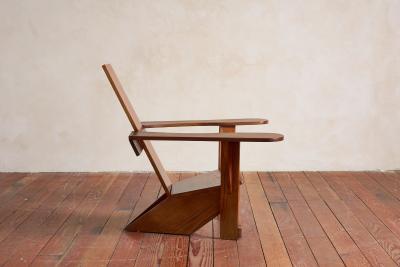 Philippe Parent Pair of Constructivist Armchairs by Philippe Parent