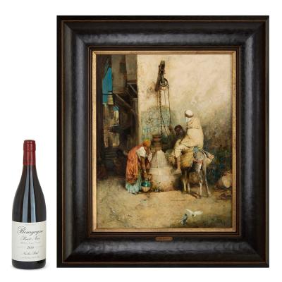Philippe Pavy Pair of Orientalist Oil Paintings by Philippe Eug ne Pavy By Pavy