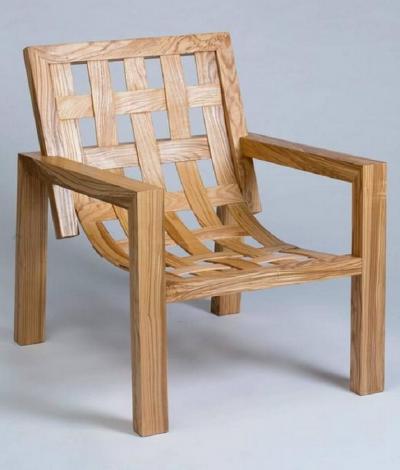 Philippe Rodenas Two armchairs in solid wood Philippe Rodenas for Galerie Canav se 2017