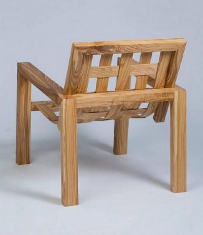 Philippe Rodenas Two armchairs in solid wood Philippe Rodenas for Galerie Canav se 2017
