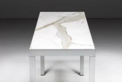 Philippe Starck Carrara Marble Console Table by Philippe Starck France 1990s