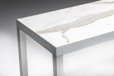 Philippe Starck Carrara Marble Console Table by Philippe Starck France 1990s