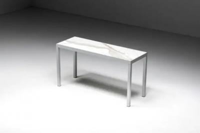 Philippe Starck Carrara Marble Console Table by Philippe Starck France 1990s