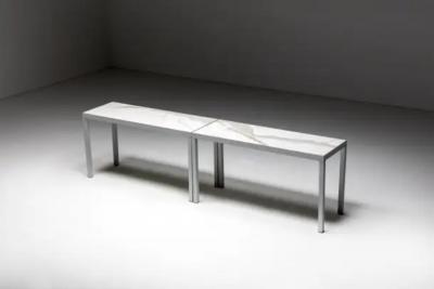 Philippe Starck Carrara Marble Console Table by Philippe Starck France 1990s