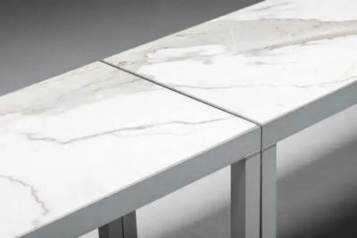 Philippe Starck Carrara Marble Console Table by Philippe Starck France 1990s
