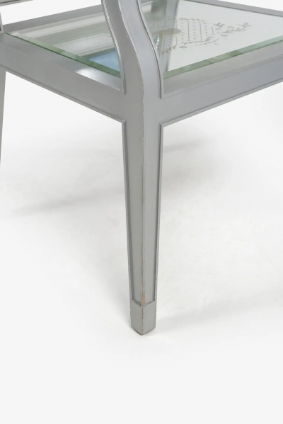 Philippe Starck Custom Phillip Starck Mirrored Louis XVI Style Chairs Cliff Hotel San Francisco