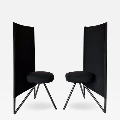 Philippe Starck Pair Philippe Starck Miss Wirt Post Modern Chairs