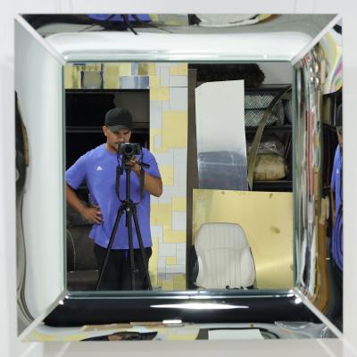 Philippe Starck Philippe Starck for Fiam Caadre Square Mirror 41 