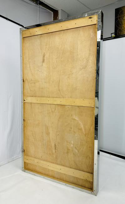 Philippe Starck Stainless Steel Full Length Mirror by Philippe Starck for SLS Hotel