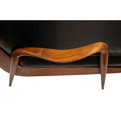 Phillip Lloyd Powell Phillip Lloyd Powell Rare High Back Lounge Chair Early 1960s