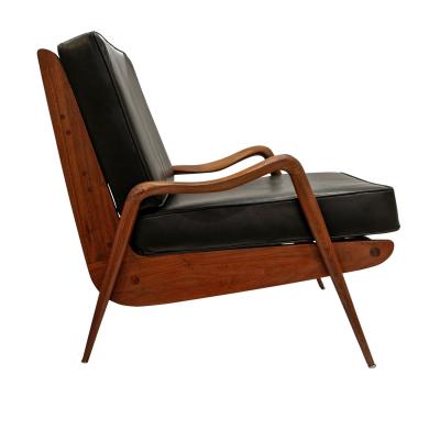 Phillip Lloyd Powell Phillip Lloyd Powell Rare High Back Lounge Chair Early 1960s