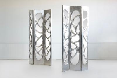 Phillip Lloyd Powell Phillip Lloyd Powell Studio Mirrored Screens 1975c