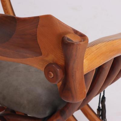 Phillip Lloyd Powell Sculptural Savonarola chair by Phillip Lloyd Powell American 1919 2008 