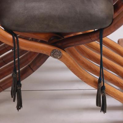 Phillip Lloyd Powell Sculptural Savonarola chair by Phillip Lloyd Powell American 1919 2008 