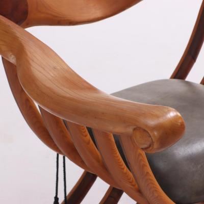 Phillip Lloyd Powell Sculptural Savonarola chair by Phillip Lloyd Powell American 1919 2008 