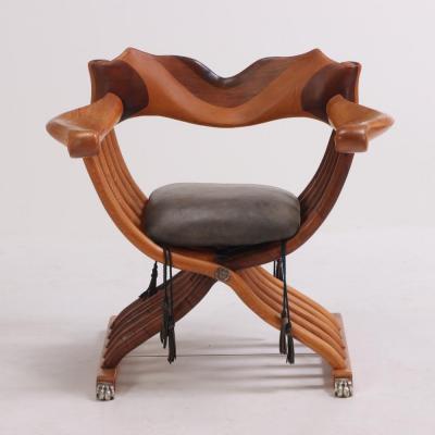 Phillip Lloyd Powell Sculptural Savonarola chair by Phillip Lloyd Powell American 1919 2008 