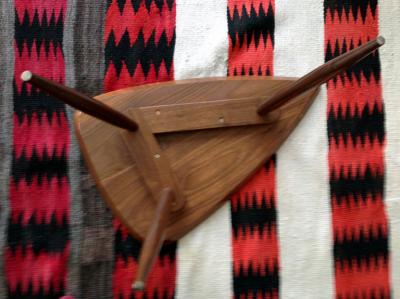 Phillip Lloyd Powell Two Walnut Table Studio
