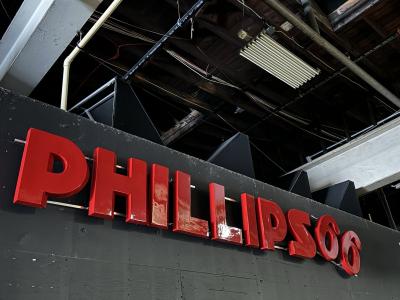 Phillips 66 Cast Aluminum Gas Sign