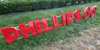 Phillips 66 Cast Aluminum Gas Sign