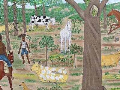 Philome Obin A Peaceable Kingdom Haiti Une Savane
