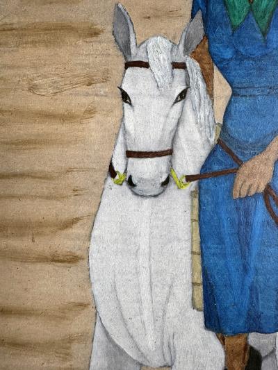 Philome Obin Pilgrims going out for the feast of St Anne on Horseback