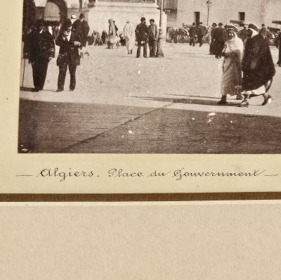 Photograph of Place du Gouvernement Algiers circa 1860