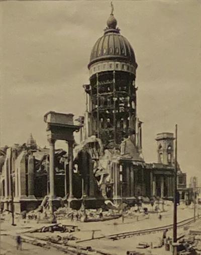 Photograph of San Franciscos City Hall 1906