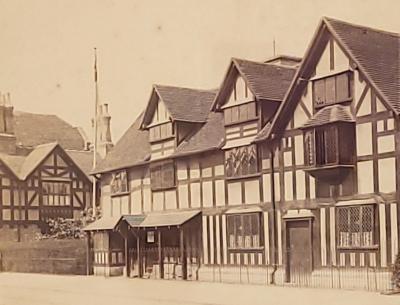 Photograph of Shakespeares House 19th Century