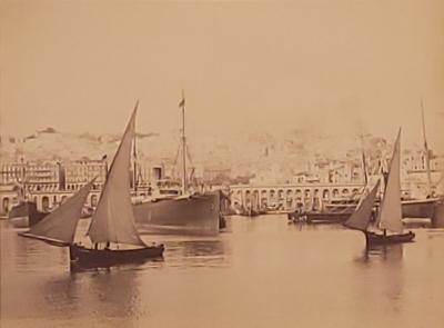 Photograph of Ships in Middle East circa 1880