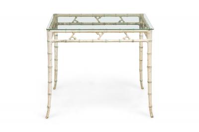 Phyllis Morris Phyllis Morris for Kessler Industries Mid Century American Faux Bamboo Aluminum